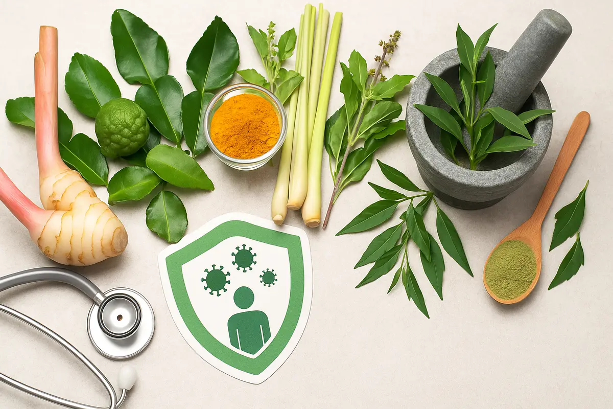 Migliori erbe tailandesi per rafforzare il sistema immunitario: le proprietà scientifiche sottovalutate
